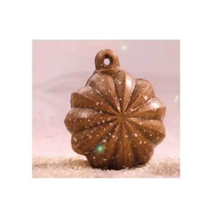 Cerf Dellier Moule chocolat 6 Boules de Noël étoiles New