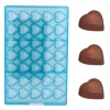 Cerf Dellier Moule chocolat 35 cœurs Best