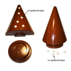 Cerf Dellier Moule chocolat 60 demi sphères Hot