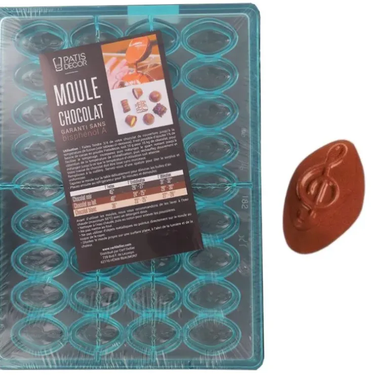Cerf Dellier Moule Chocolat Bonbons Clé de Sol Online