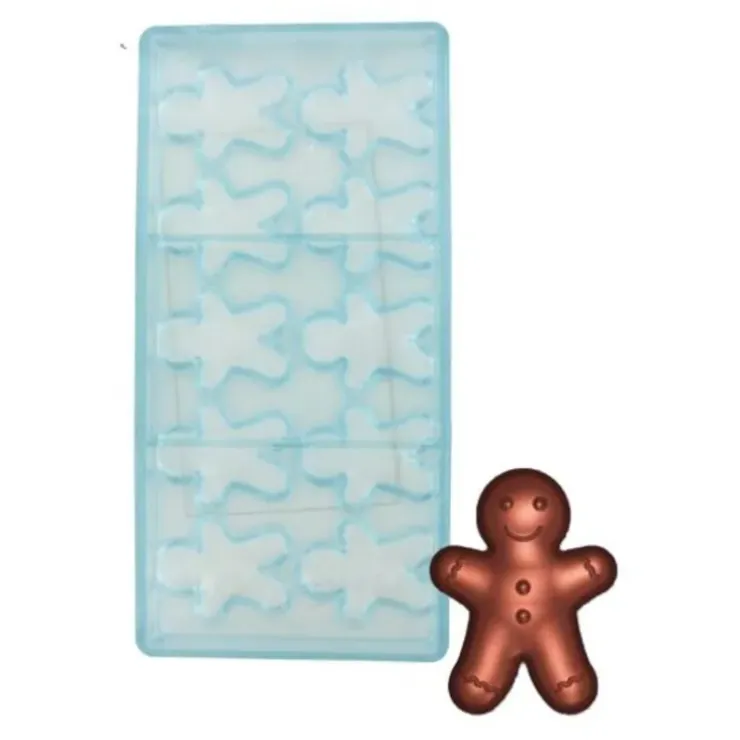 Cerf Dellier Moule chocolat Bonhomme pain d'épices Discount