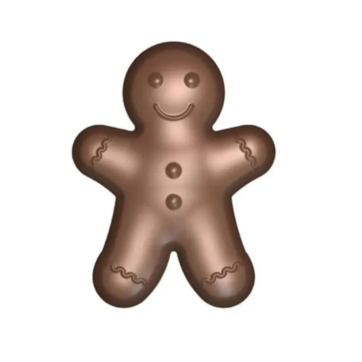 Cerf Dellier Moule chocolat Bonhomme pain d'épices Discount