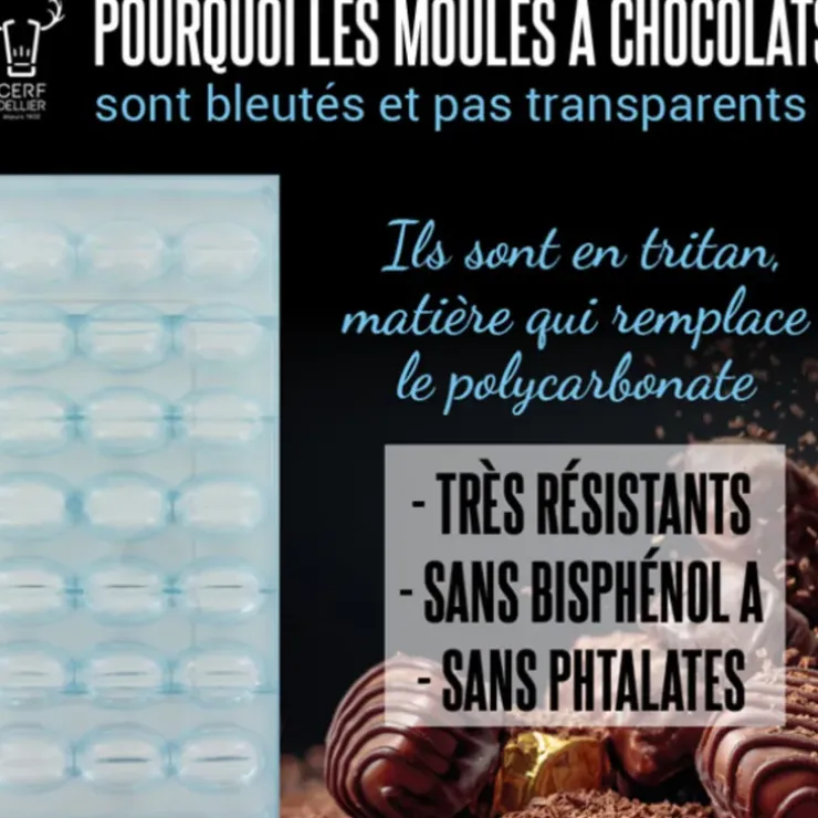 Cerf Dellier Moule chocolat cloches 6 cm Discount