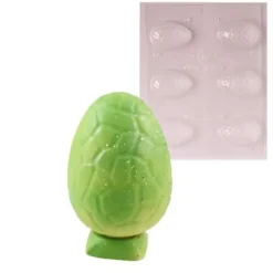 Cerf Dellier Moule chocolat coquille oeuf craquelée Hot