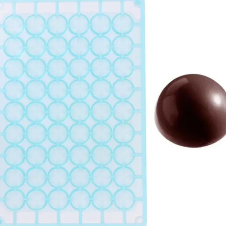 Cerf Dellier Moule chocolat demi-sphères 18 mm Discount
