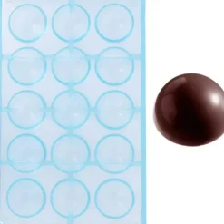 Cerf Dellier Moule chocolat demi-sphères 41 mm Discount
