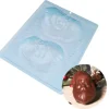 Cerf Dellier Moule chocolat en 3 parties Visage du père Noël Patisdécor Discount