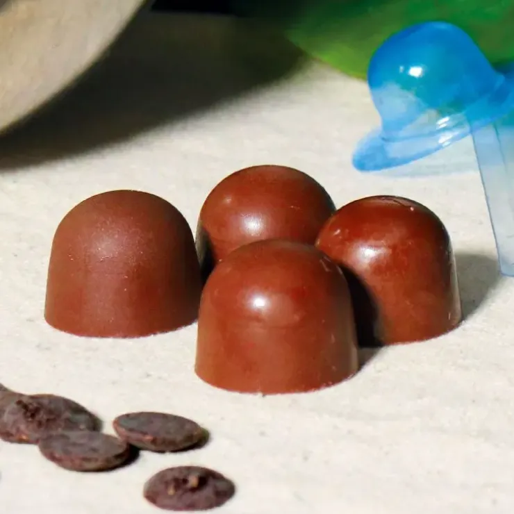 Cerf Dellier Moule chocolat en 3 parties mini bouchées Best