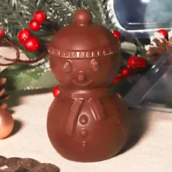 Cerf Dellier Moule chocolat en 3 parties Bonhomme de neige Noël Patisdécor Discount