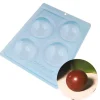 Cerf Dellier Moule chocolat en 3 parties demi-sphères 6 cm Hot