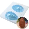 Cerf Dellier Moule chocolat en 3 parties œuf 3D motif cœur Sale