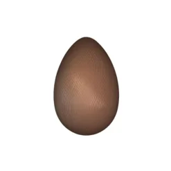 Cerf Dellier Moule chocolat oeuf strié 15 cm Patisdécor Hot