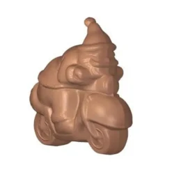 Cerf Dellier Moule chocolat Père Noel moto Outlet