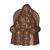Cerf Dellier Moule chocolat Père Noël assis