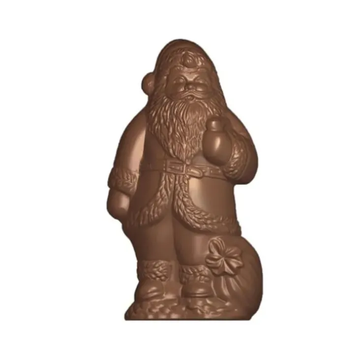 Cerf Dellier Moule chocolat Père Noël et hotte New