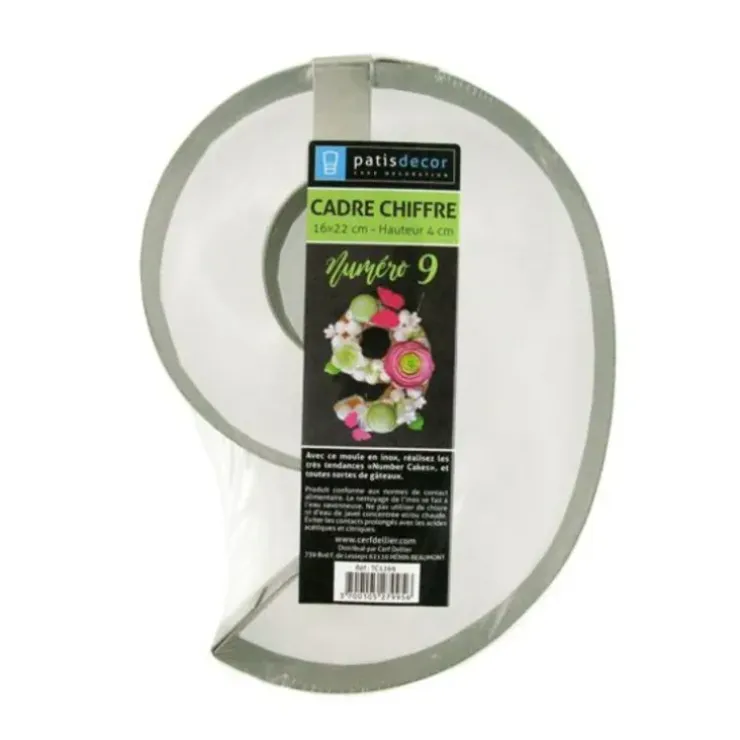 Cerf Dellier Moule number cake chiffre 9 Best