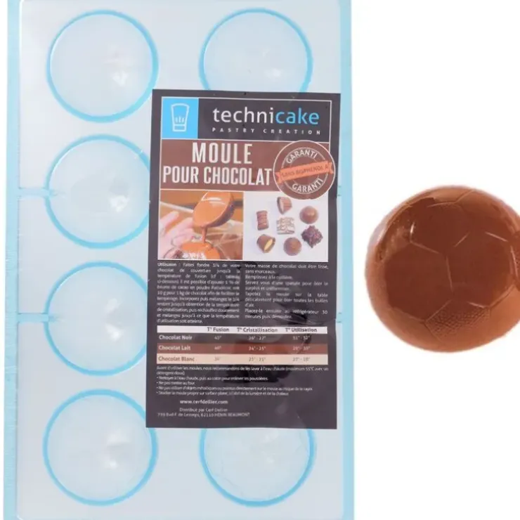 Cerf Dellier Moule petits ballons de foot 5 cm New