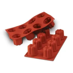 Cerf Dellier Moule silicone 8 bavarois 57x57 mm Best