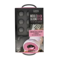 Cerf Dellier Moule silicone 15 demi-sphères Ø 4 cm New