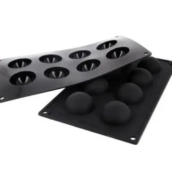 Cerf Dellier Moule silicone 8 demi-sphères 5 cm Sale
