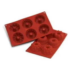 Cerf Dellier Moule silicone 6 empreintes fantaisie Sale