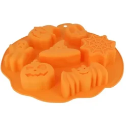 Cerf Dellier Moule Silicone 7 Empreintes Sujets d'Halloween - Ø 25,5 cm Discount