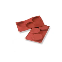 Cerf Dellier Moule silicone 3 empreintes rondes Ø 10 cm Outlet