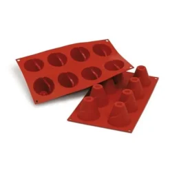 Cerf Dellier Moule silicone 8 grands cônes savarins Clearance