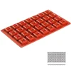 Cerf Dellier Moule silicone 28 mini savarins carrés Discount