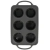 Cerf Dellier Moule silicone 6 muffins Ø 7 cm New
