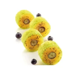 Cerf Dellier Moule silicone 15 rouleaux 4 cm