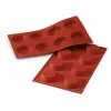 Cerf Dellier Moule silicone 8 tartelettes 6 cm