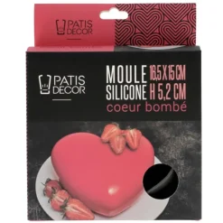 Cerf Dellier Moule Silicone Coeur Bombé Discount