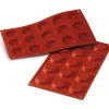 Cerf Dellier Moule silicone mini-tartelettes 15 x Ø 4,5 cm New