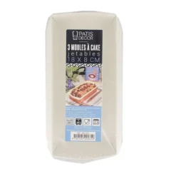 Cerf Dellier Moules à cake jetables (x3) Clearance
