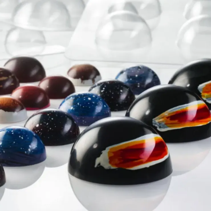 Cerf Dellier Moules chocolat demi sphères assortis (x6) Sale
