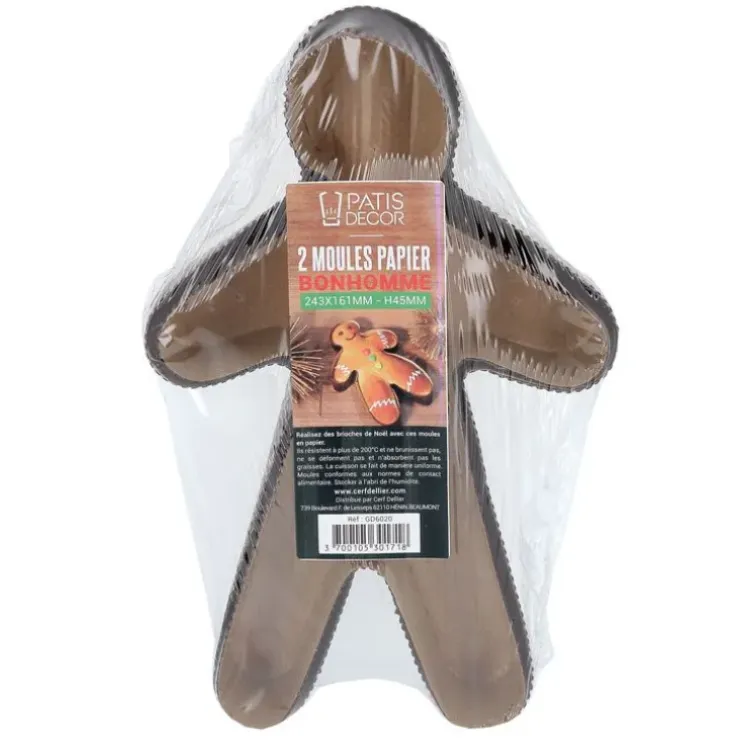 Cerf Dellier Moules de cuisson bonhomme (x2)
