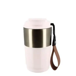 Cerf Dellier Mug isotherme beige et or - 450 ml Clearance