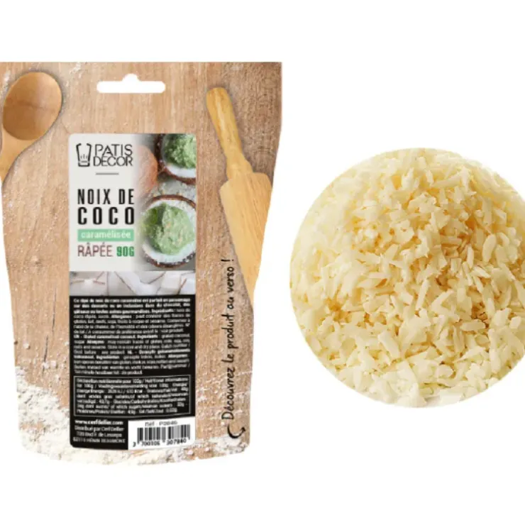 Cerf Dellier Noix de coco râpée caramélisée 90 g Best