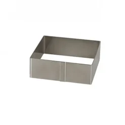Cerf Dellier Nonnette carrée inox 80 x 80 mm New