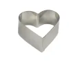 Cerf Dellier Nonnette coeur inox 65 x 30 mm