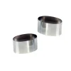 Cerf Dellier Nonnette ovale inox 7 x 4,5 cm Hot