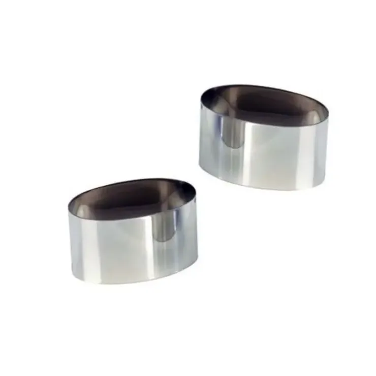 Cerf Dellier Nonnette ovale inox 7,5 x 3 cm Best