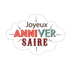Cerf Dellier Nuages azyme Joyeux Anniversaire (x32) Online