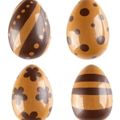 Cerf Dellier Oeufs chocolat assortis 3D 3,8 x 2,4 cm (x96) Online