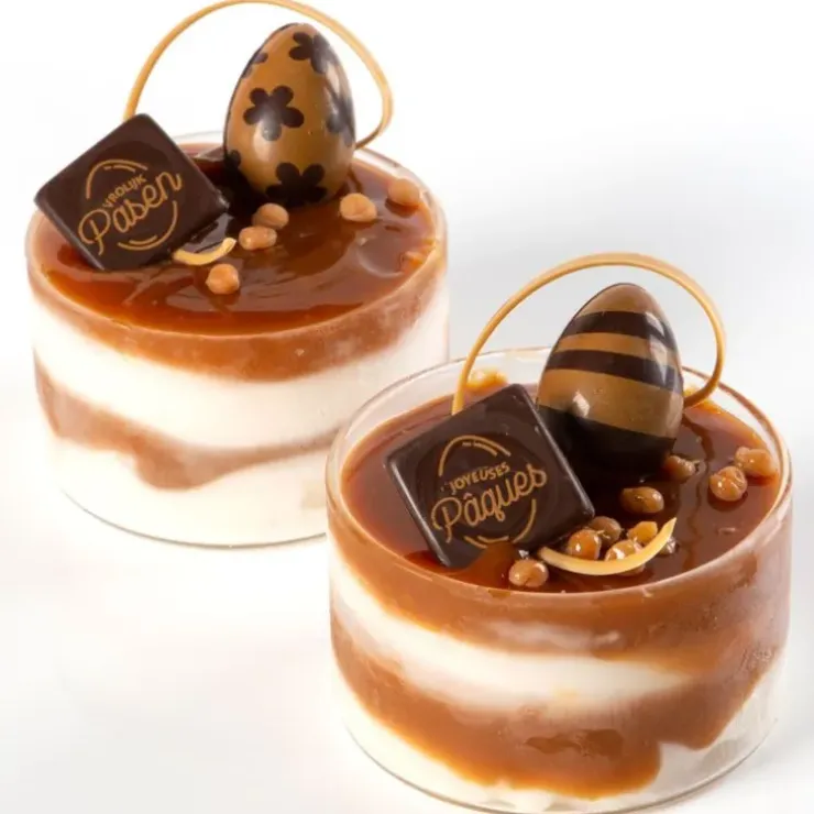 Cerf Dellier Oeufs chocolat assortis 3D 3,8 x 2,4 cm (x96) Online