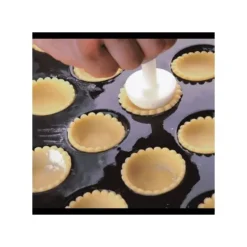 Cerf Dellier Outil de fonçage 2 têtes polypropylène pour tartelettes unies et barquettes Hot