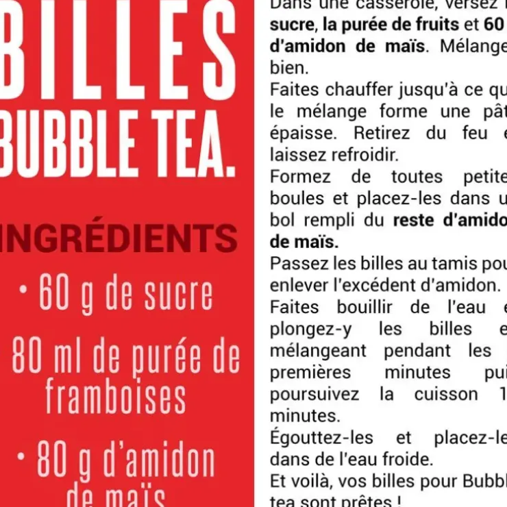 Cerf Dellier Pailles à bubble tea (x10) Best