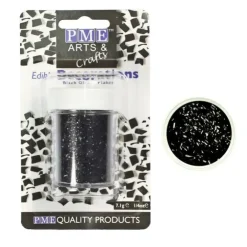 Cerf Dellier Paillettes irisées noires PME (7 g) Clearance