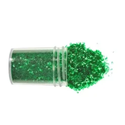 Cerf Dellier Paillettes irisées vertes PME (7 g) Clearance